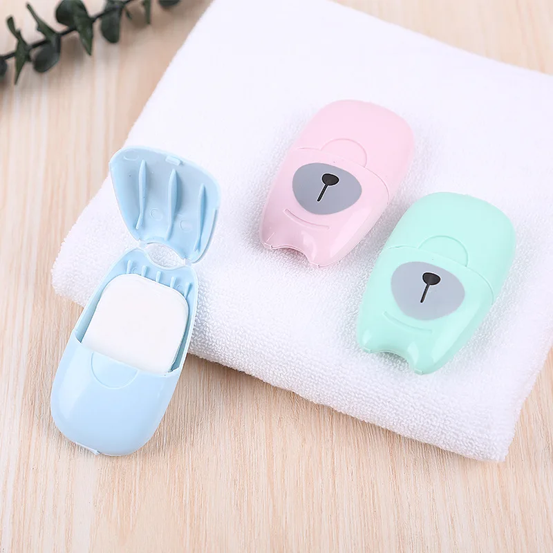 50 sheets Soap paper Portable Travel Accessories Multifunction Unisex Security Security Parts Suitcase organizer Buckle