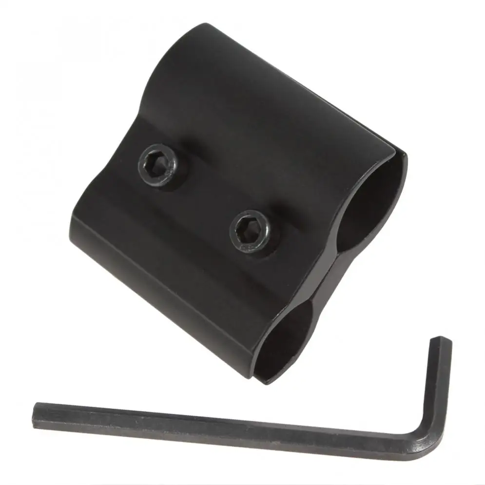 QQ06 supporto per torcia a barilotto in lega di alluminio per torcia da 11-23mm/torcia Laser con chiave esagonale, morsetto a Clip per torcia