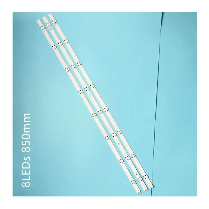 850mm LED Bands For LG 43UF6400 43UF6407 43UF6409 43UF6300 LED Bars Backlight Strip Line Ruler Direct 43inch UHD 1Bar 24EA Type