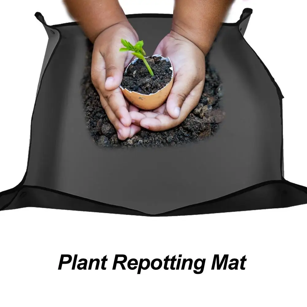 Garden Mat Thick Waterproof Oxford Cloth Plant Repotting Mat Folding Waterproof Transplanting Mat For Seedlings Repotting