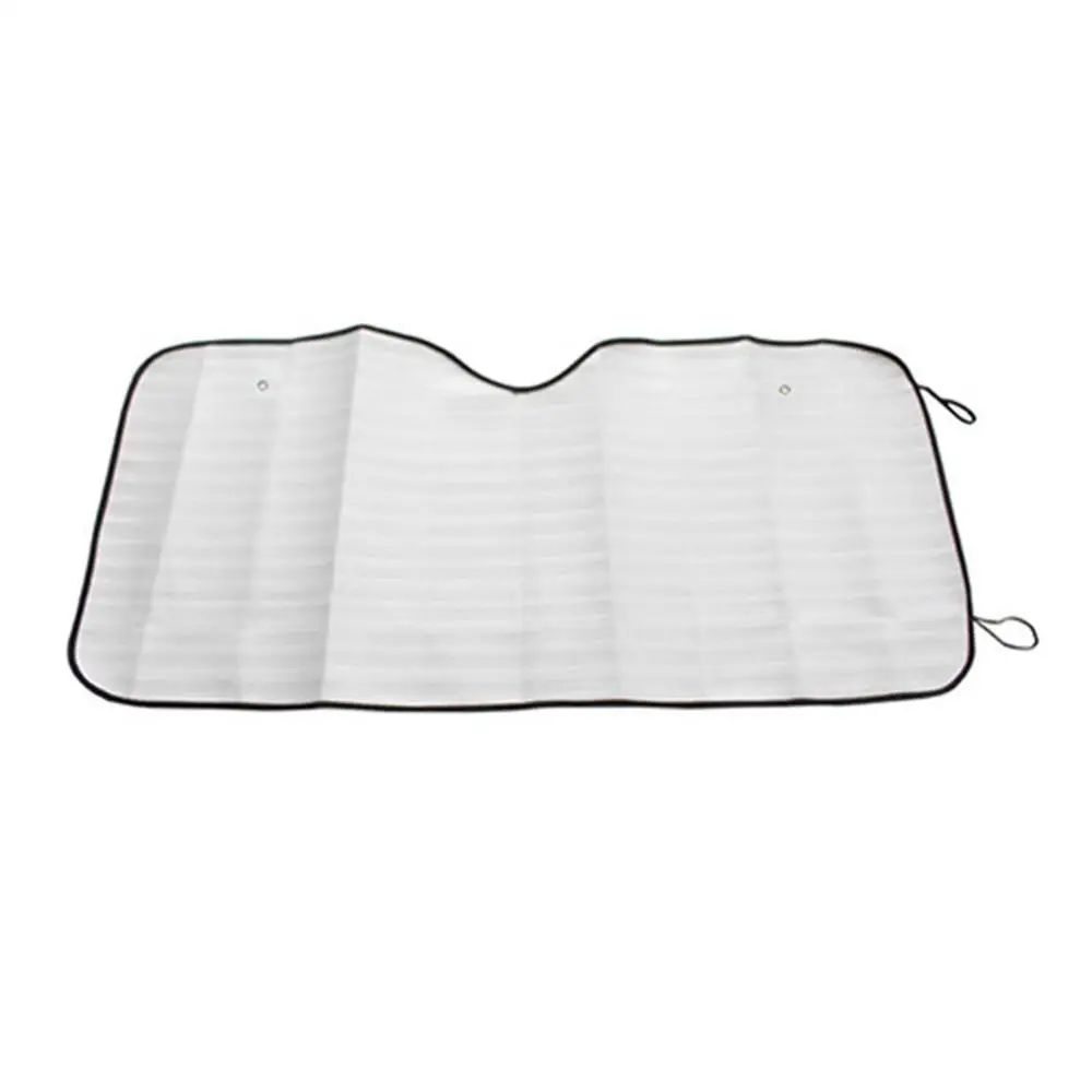 Auto Sonnenschutz Vorhang Auto Verdickte Sonnencreme doppelseitige Perle Baumwolle Sonnenschirm 130x60/51*23 cm Anti-uv Frontscheibe