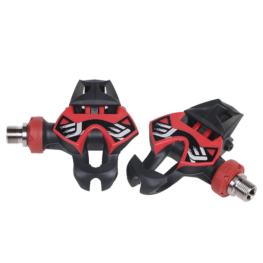 Road Bike Carbon Ti Titanium Titan Pedal Ultralight Self-Locking Clipless Pedals With Cleats Bike Pedal Bicycle Parts