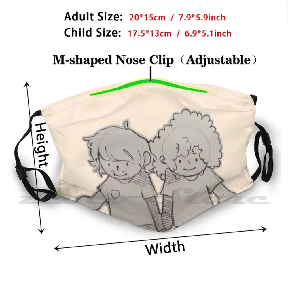 Meek And Kane! Washable Trending Customized Pm2.5 Filter Mask Lovers