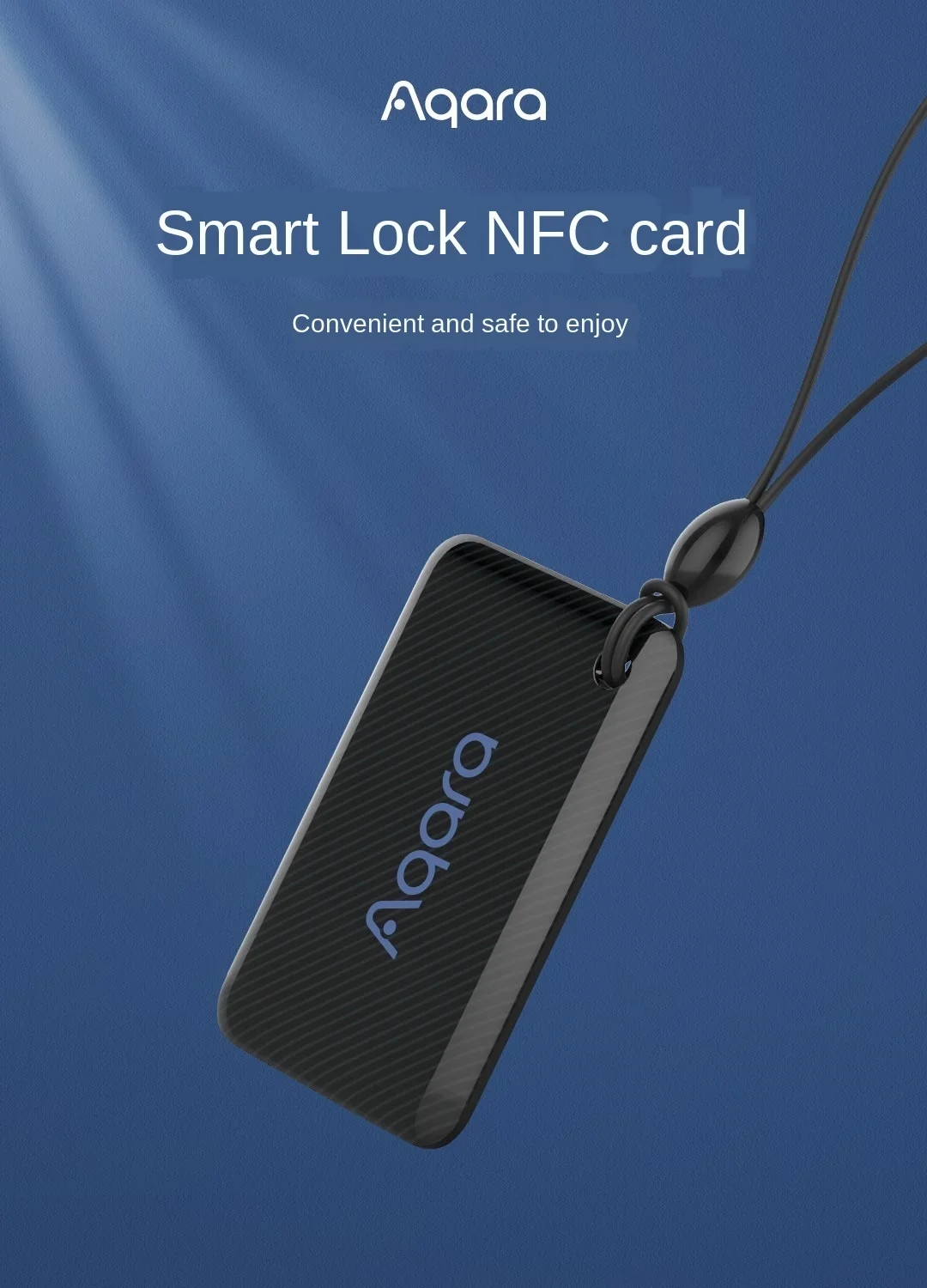 Aqara NFC Card Smart Access Card Supports Aqara Smart Door Lock N And P Series Applications To Control Home Security For Xiaomi