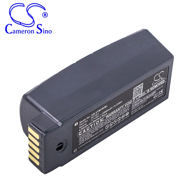 CameronSino Battery for Vocollect Talkman A700 A710 A720 A730 fits Vocollect BT-901 Barcode Scanner battery 2500mAh 3.70V Li-ion