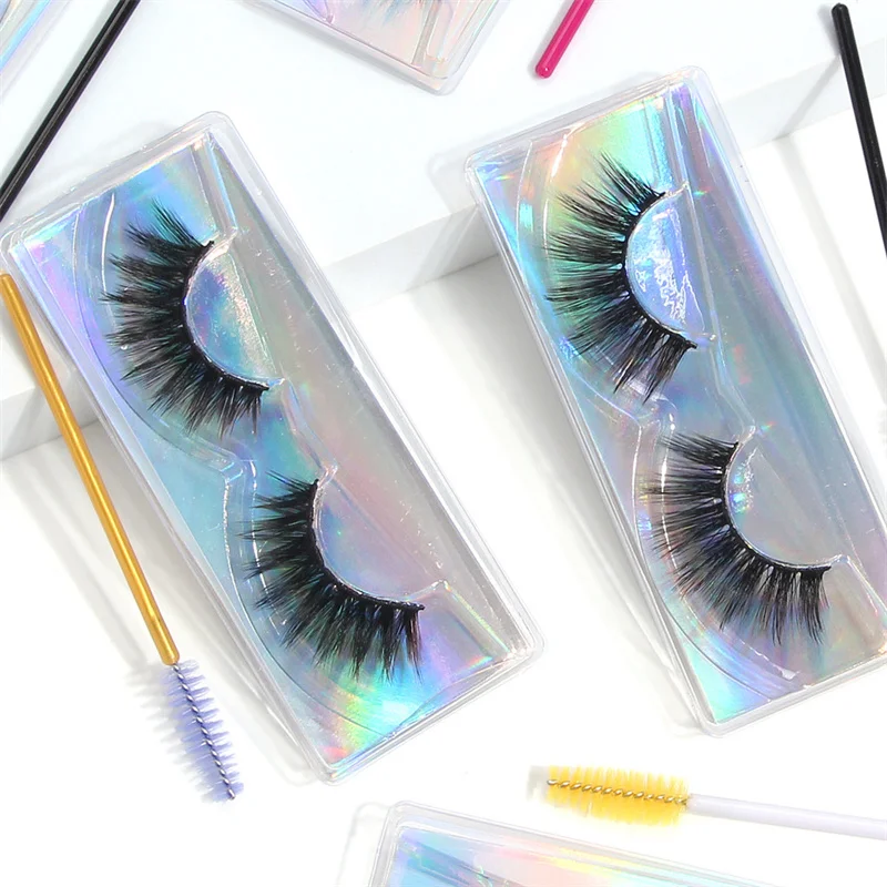 1 Pair Of Eyelashes Natural Eyelashes Dramatic False Eyelashes Artificial Eyelashes Mascara Long Long Eyelashes Thick Fibers