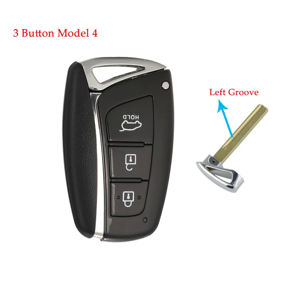 YIQIXIN Remote Case Car Key Shell 3/4 Buttons For Hyundai IGenesis Santa Fe 2012-2018 Equus Azera Tucson Genesis Housing Cover