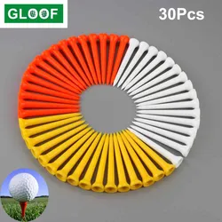 30Pcs/Set 69mm PE Plastic Golf Tee Tees Replacement Driving Range Hitting Trainer Club Accessories Random Color