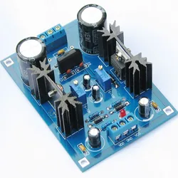 DIY LM337t linear regulated DC power supply adjustable filtering Kit
