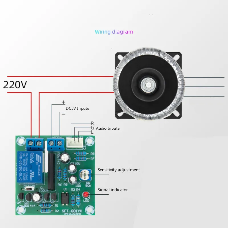 SOTAMIA – amplificateur de puissance de classe A, interrupteur de commande Audio Intelligent, marche-arrêt automatique, bricolage, pour maison