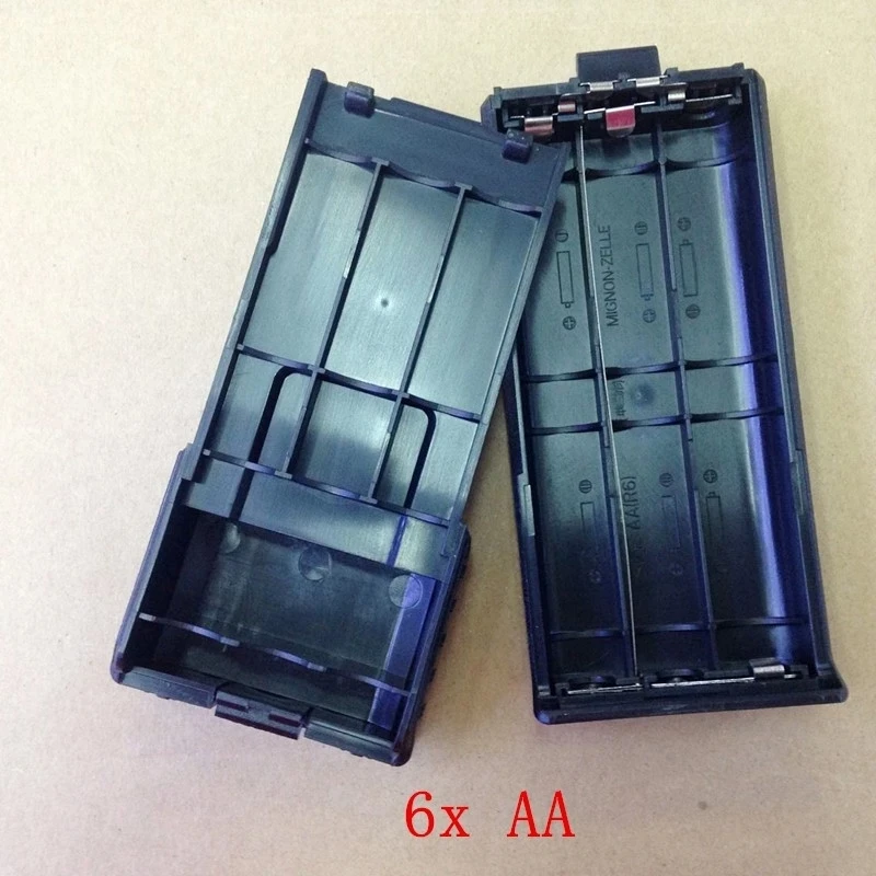 

Extended 6xAA battery case shell box for baofeng BF-UV5R,5RE,5RB,TYT TH-F8,TONFA TF-UV985 etc walkie talkie