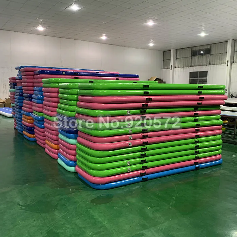 Factory Wholesale Inflatable Air Track For Gym,4x1m Indoor Inflatable Air Gym Mat,High Quality Inflatable Tumble Track For Sale