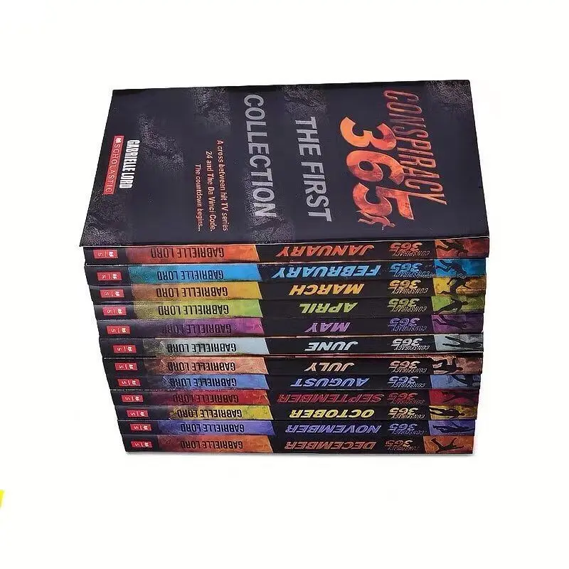 12 Volumes Romance Original Inglês Clássico Aventura Detective Book Conspiração Série 365 Break Out Of The Siege