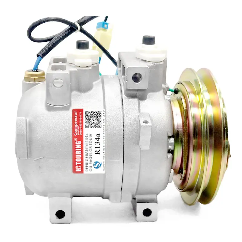 dkv14c car ac compressor for Hitachi Hyundai excavator R225-7 A5000-674-00-1 11N690040 11N6-90040 11N892040 50000674001