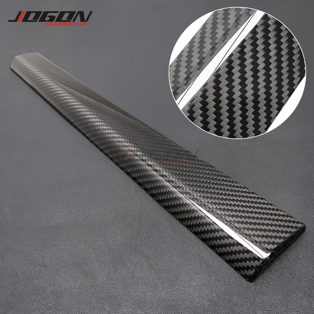 1Pcs Real Carbon Fiber Car Interior Centre Dashboard Storage Box Stripe Cover Trim For Lexus IS 250 IS350 2015 2016 2017 -2019