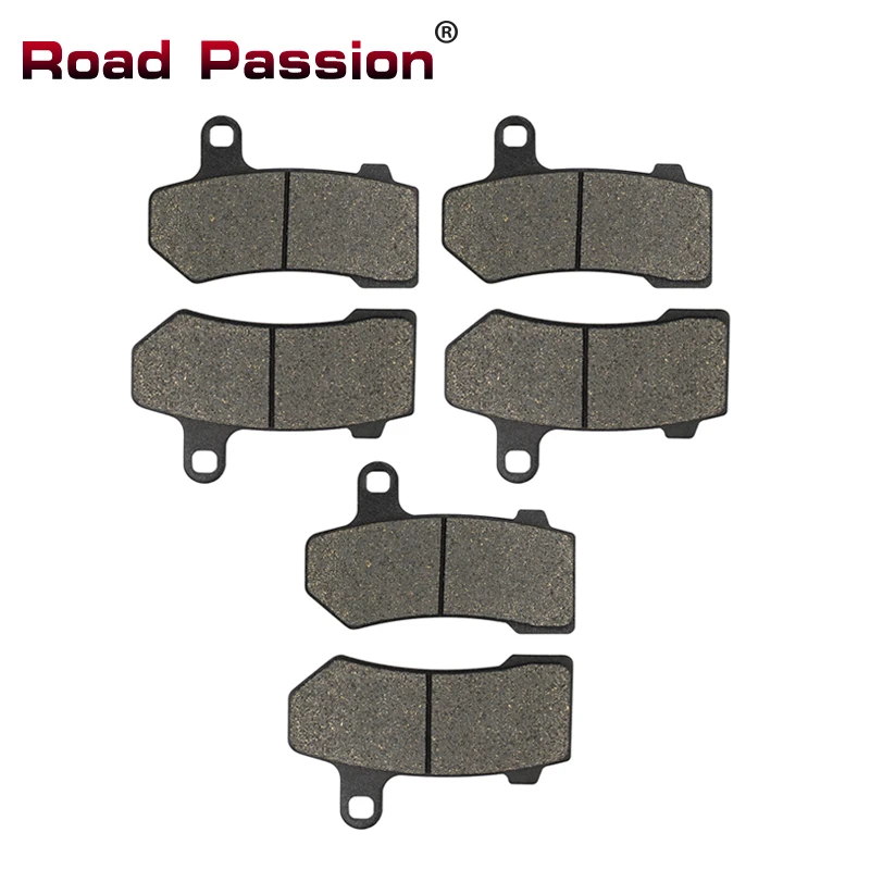 Motorcycle Front & Rear Brake Pads For Harley V-Rod VRSCF VRSCX VRSCAW Rod VRSCR VRSCDX Road King FLHR Electra Street Glide FLHT