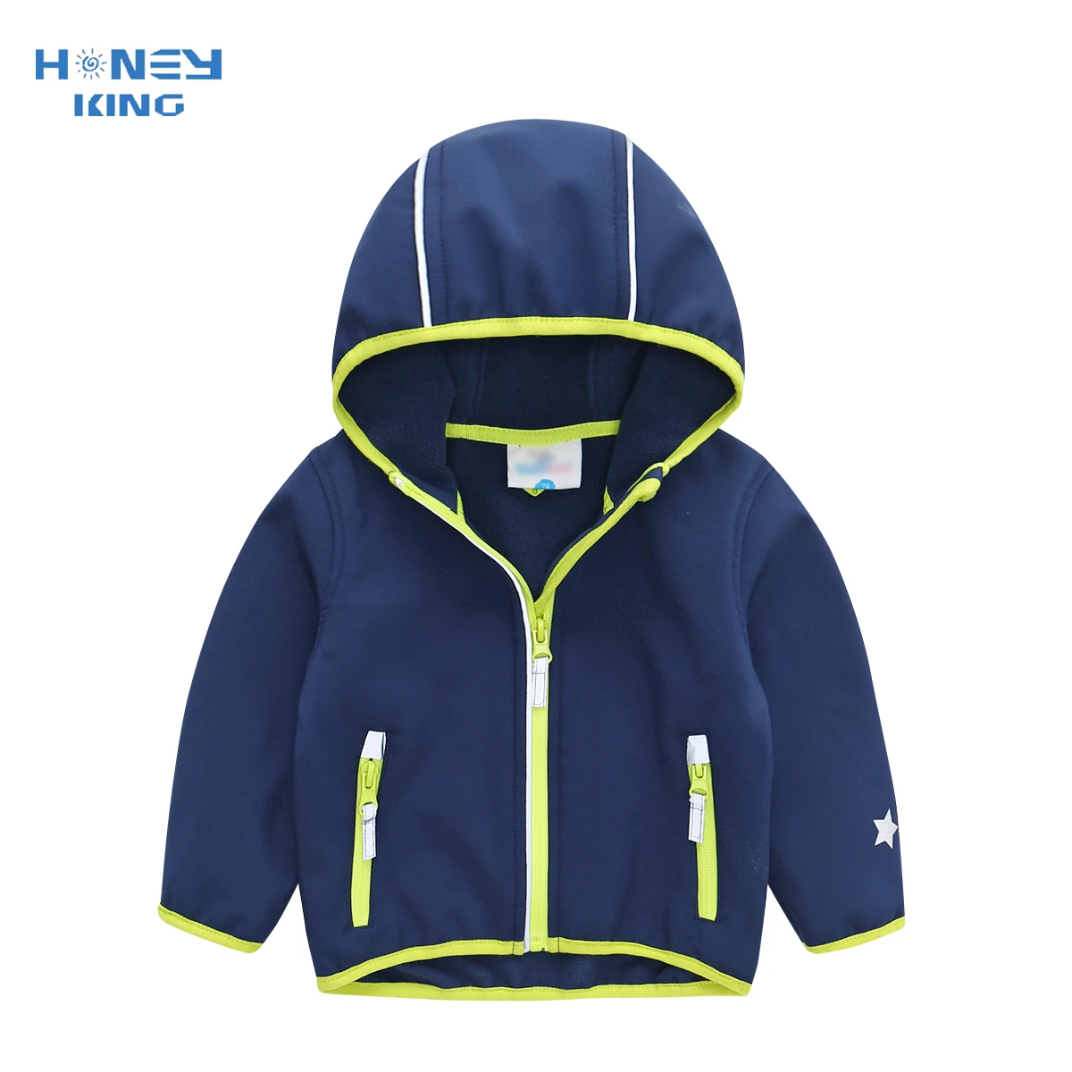 HONEYKING Children Warm Coat Kids Fleece Softshell Jacket Outerwear Waterproof Raincoat Boys Windbreaker Toddler Baby Clothes