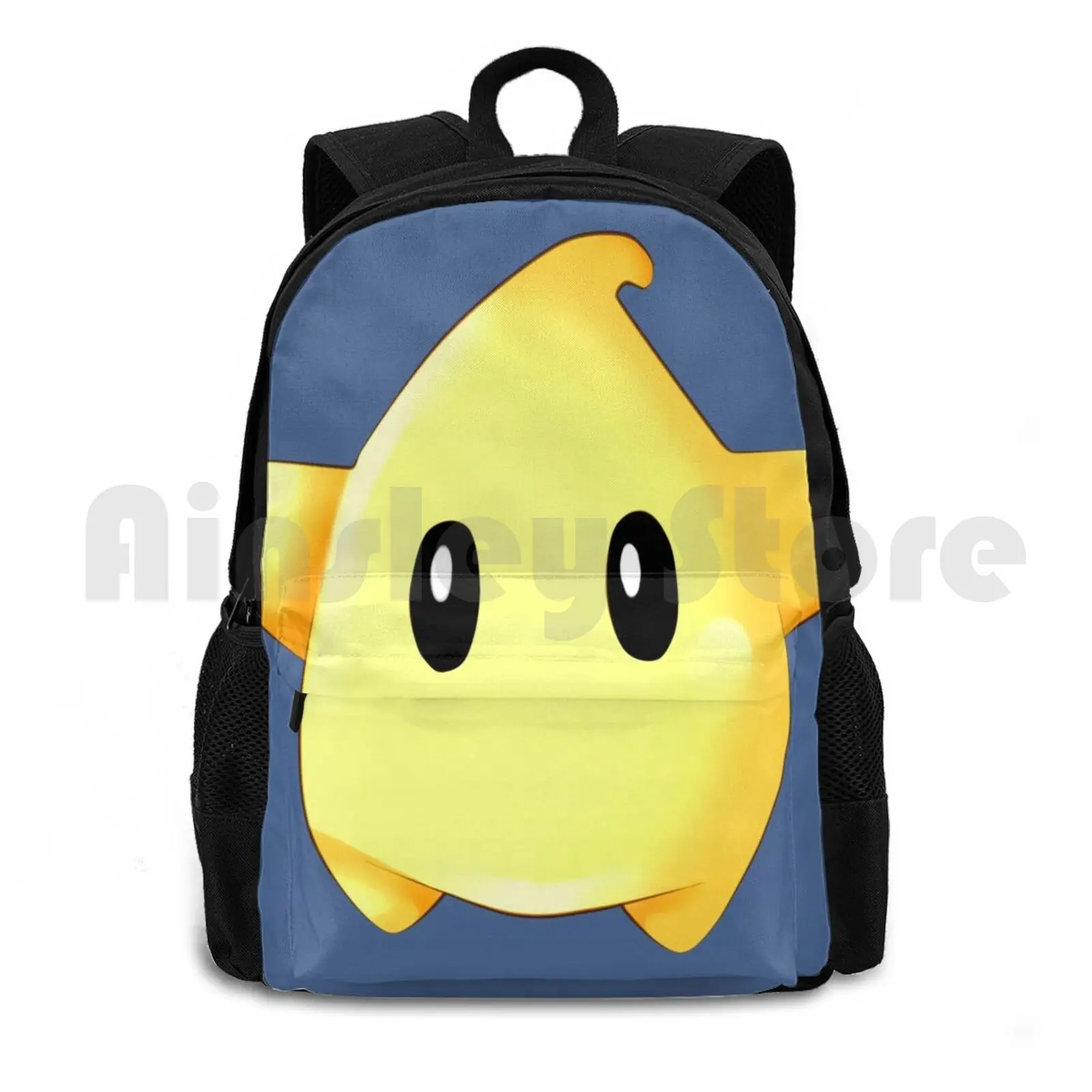 Galaxy Yellow Luma Outdoor Hiking Backpack Riding Climbing Sports Bag Super Galaxy Star Cute Video Games Games Galaxy Rosalina