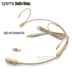 Ear Hanging Headset Headworn Microphone Supercardioid Condenser Mic for Sennheiser Wireless Bodypack Interview Speech Sing