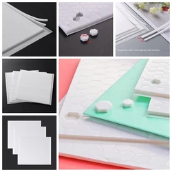 Strisce di punti in schiuma adesiva bifacciale 3D esagonale da 2 mm di spessore 6,4 mm/10 mm di larghezza per fai da te Shaker Card Making Scrapbooking Craft