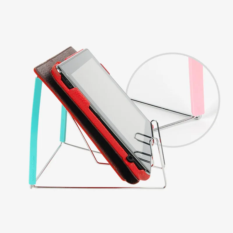 1 pcs Bookends Portable book stainless steel Rest Tablet Room Book holder Foldable Multifunction Stand Pages Fixed Stationery