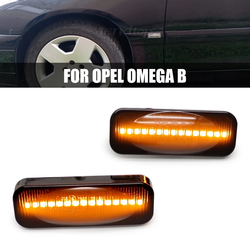 Dynamic LED Side Marker Lamp For Opel Omega B Stufenheck Caravan 1994-2003 Indicator Streamer Turn Signal Light