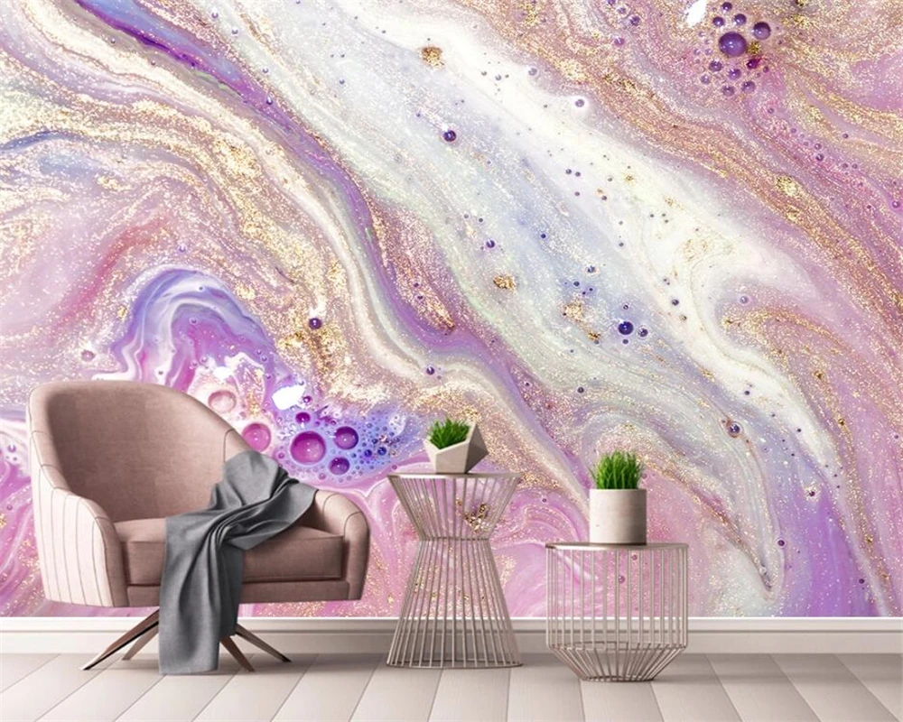 

Beibehang индивидуальные современные минималистичные абстрактные волны золотой мрамор ТВ фон обои домашний декор обои papier peint