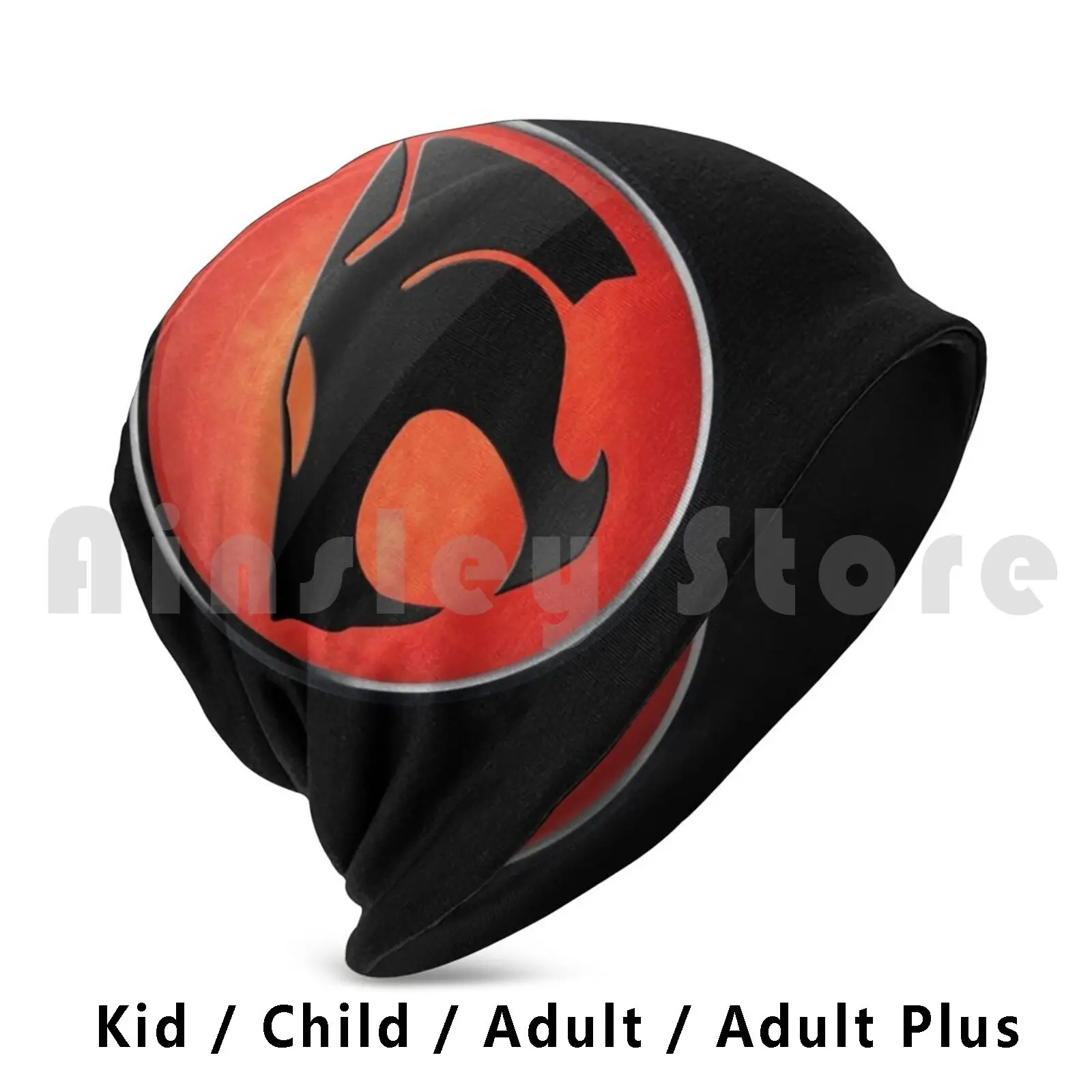 Thundercats Logo Beanie Hedging Cap DIY Print Cushion Logo Panthro Panther Tiger Cheetah Mumm Ra Metal Heavy Metal