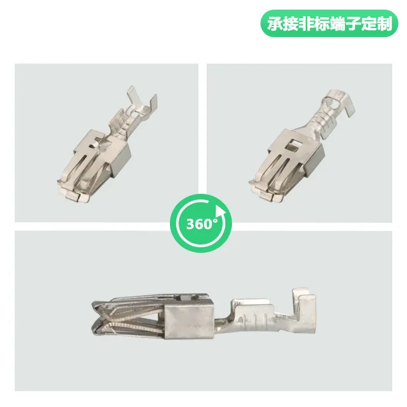 20PCS verbund stecker frühling dj6218a-e9,5*1,2c für fan stecker große terminal stecker
