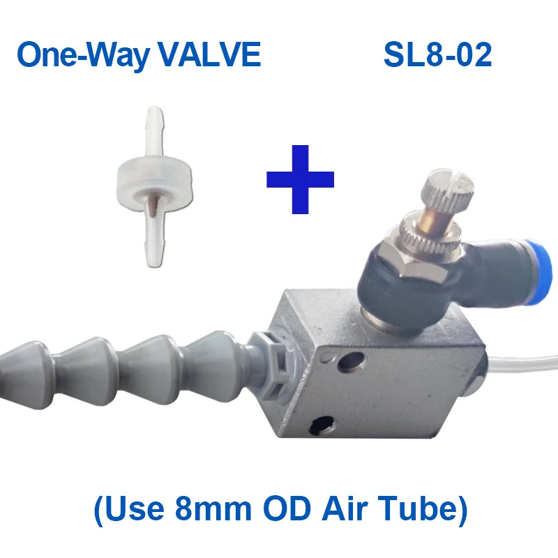 CoolRun CNC Lathe Lubrication Drill Grind Nozzle Spray System Heavy Duty Engraving Machine Metal Milling Mist Coolant Kit