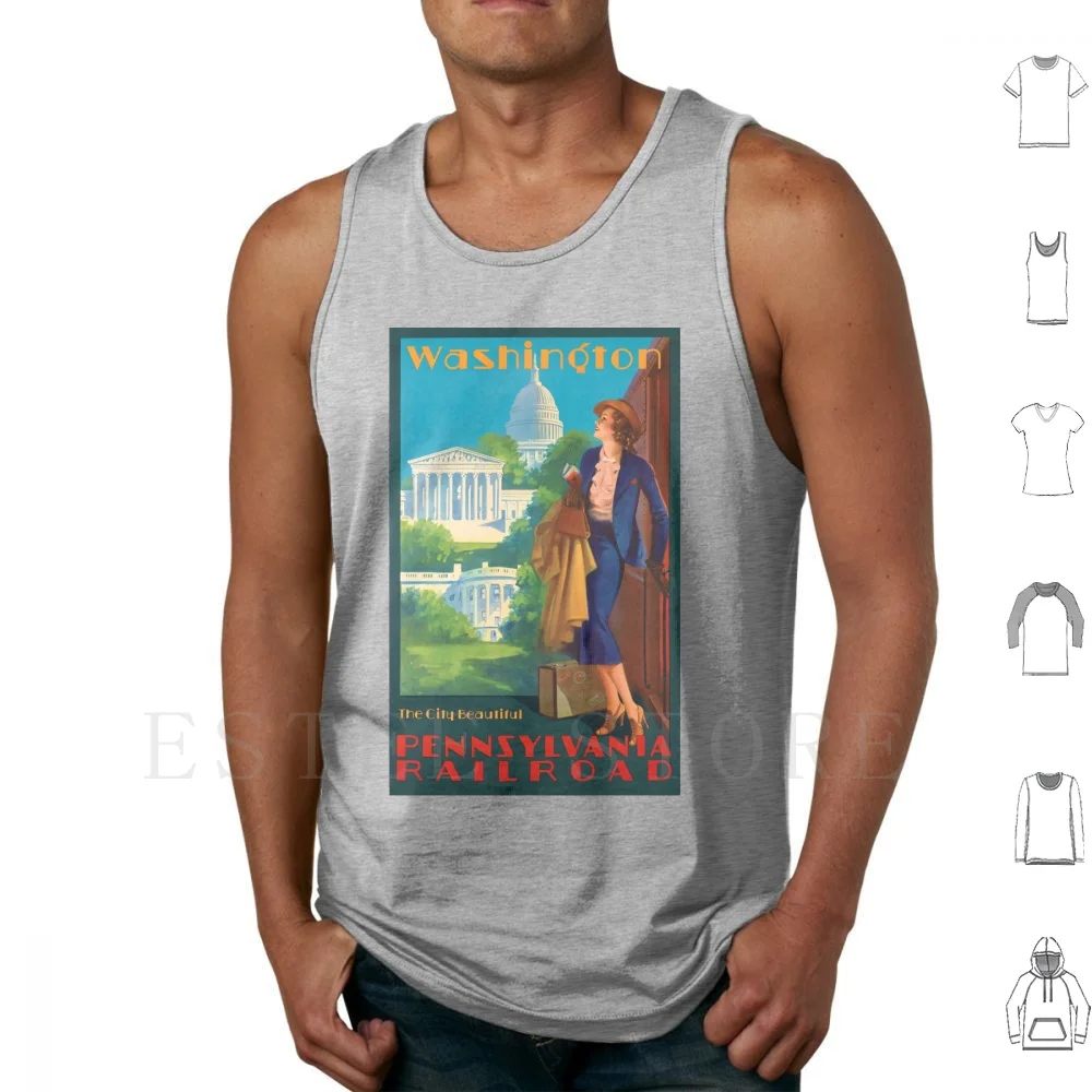 Edward M. Eggleston-Washington , 1935 , Art Deco Poster Tank Tops Vest Cotton 1920 1930 1920s 1930s Art Art Art Art Artwork