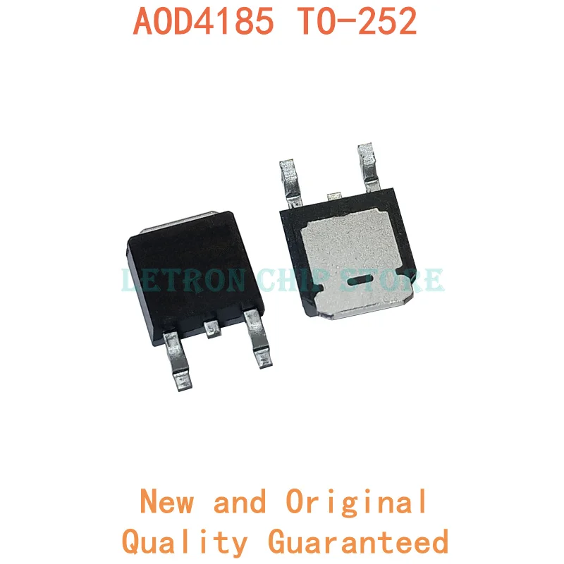 10pcs AOD4185 TO-252 D4185 TO252 MOSFET P-CH 40V 40A original and new IC