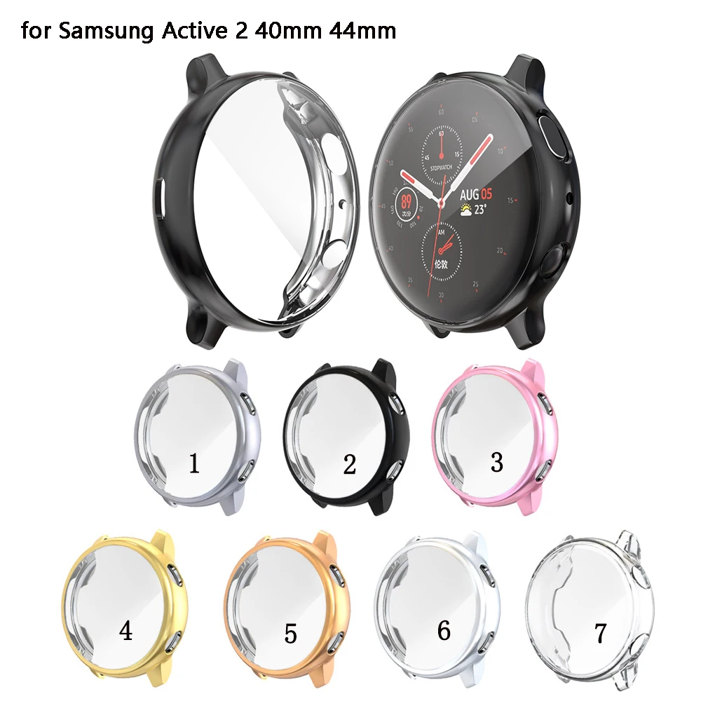 Watch Cover for Samsung Galaxy Watch Active Soft Clear TPU Screen Protector for Samsung Galaxy Watch Active 2 40mm 44mm Active2 20pages lot board game clear cards page trading card protector for pokemen mgt magical the transparent pocketpage for cards book