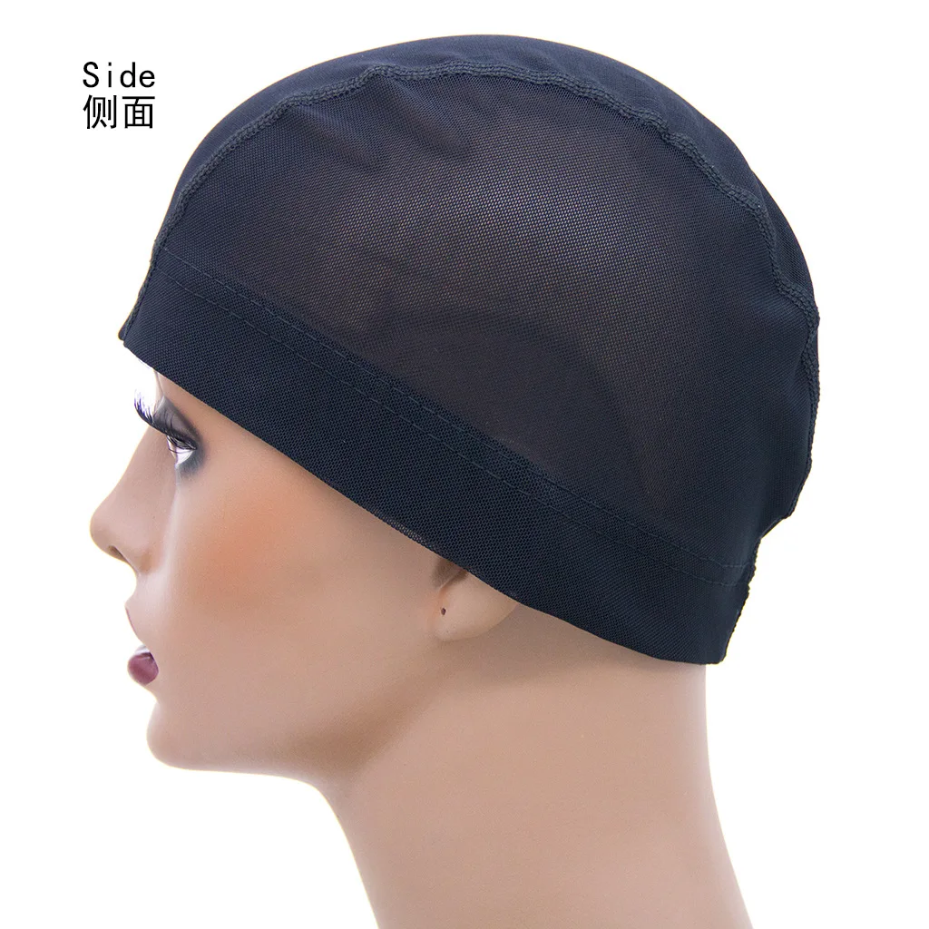 3pcs Dome Cap Glueless Hair Net Wig Liner Wig Caps For Making Wigs Spandex Net Elastic Dome Wig Cap