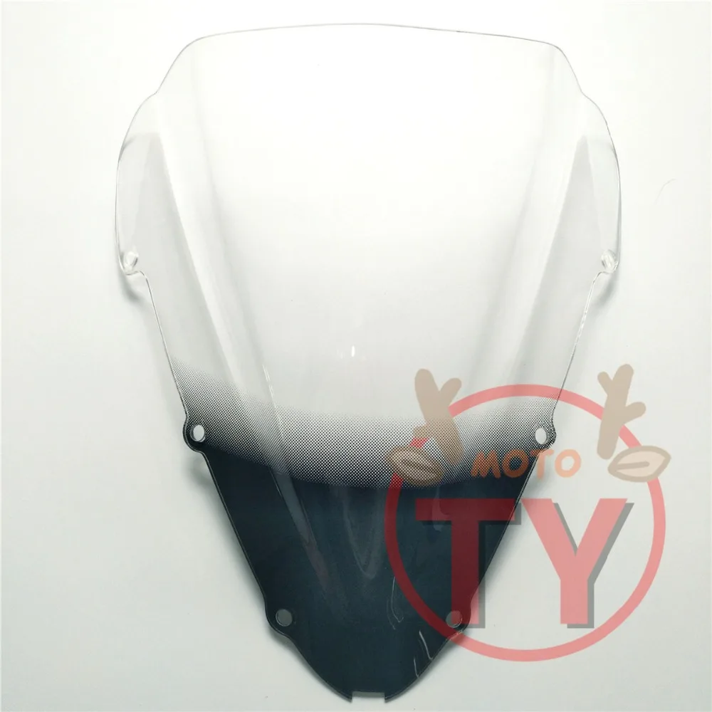 For Honda CBR 600 F4I CBR600 f4i 2001 2002 2003 2004 2005 2006 2007 cbr Black Windshield WindScreen Double Bubble