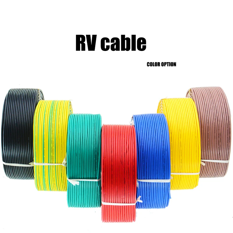 

0.5-1 square RV Cable wire Soft copper core wire for Power supply sub-line electric box car line