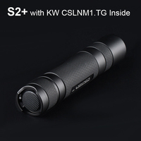 Convoy S2 Plus with KW CSLNM1.TG Led Flashlight Torch Flash White Light 18650 Powerful Linterna Camping Portable Lantern