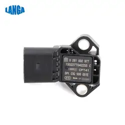 Sensor de presión de aire para coche, colector de admisión para VW, Audi A4, A8, Seat, Skoda, 03G906051E 0281002977