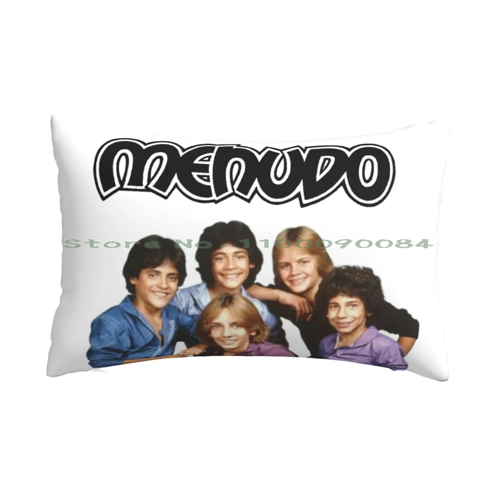 Menudo Logo Group Latino Pillow Case 20x30 50*75 Sofa Bedroom Billy Gachimuchi Billy Herrington Aniki Pride Long Rectangle