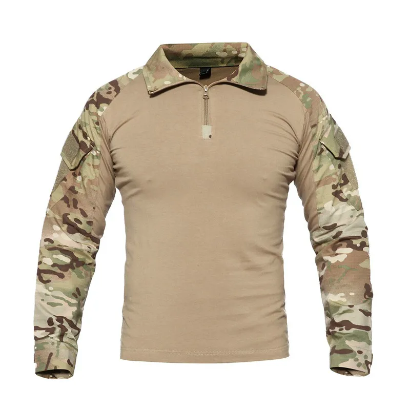 

Military Shirt Camouflage Army Tactical Battle Combat Shirt Men Women USMC Softair Camisa Militar Special Forces Costume Shirt