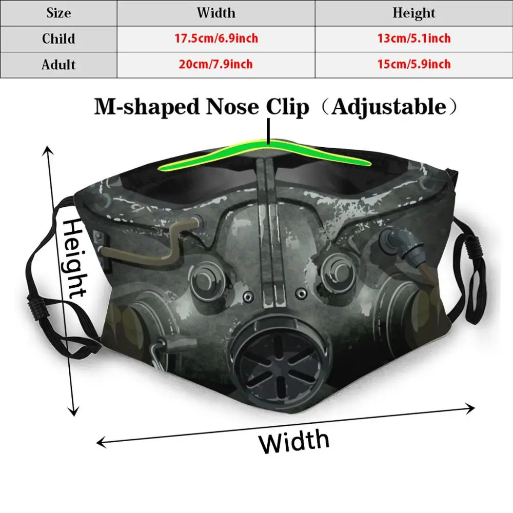 Power Armor Helmet Adult Kids Anti Dust Filter Diy Mask Power Armor Ranger Gas Fighter Starfighter Stormtrooper Trooper Helmet