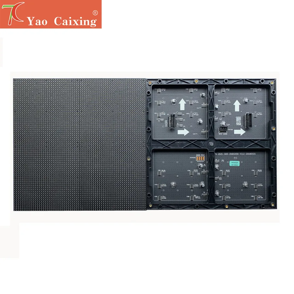 YCX 256x256mm P4 Indoor 64*64 Pixels Full Color LED Screen Board for Advertisement LED Video Wall LED Display