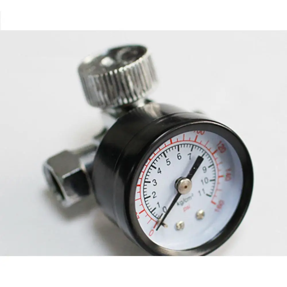 1/4 pollici Mini regolatore di pressione dell'aria regolabile quadrante HVLP pistola a spruzzo utensili pneumatici pneumatici accessori per aerografo