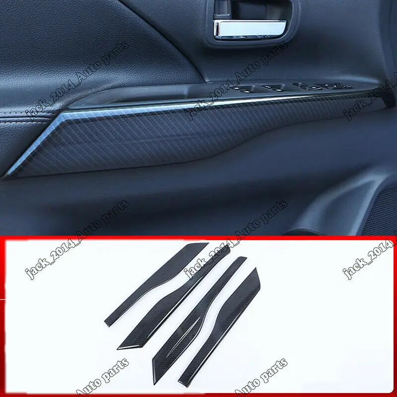 

Carbon Fiber Inner Door Armrest Decor Trim For Mitsubishi Outlander 2013-2018