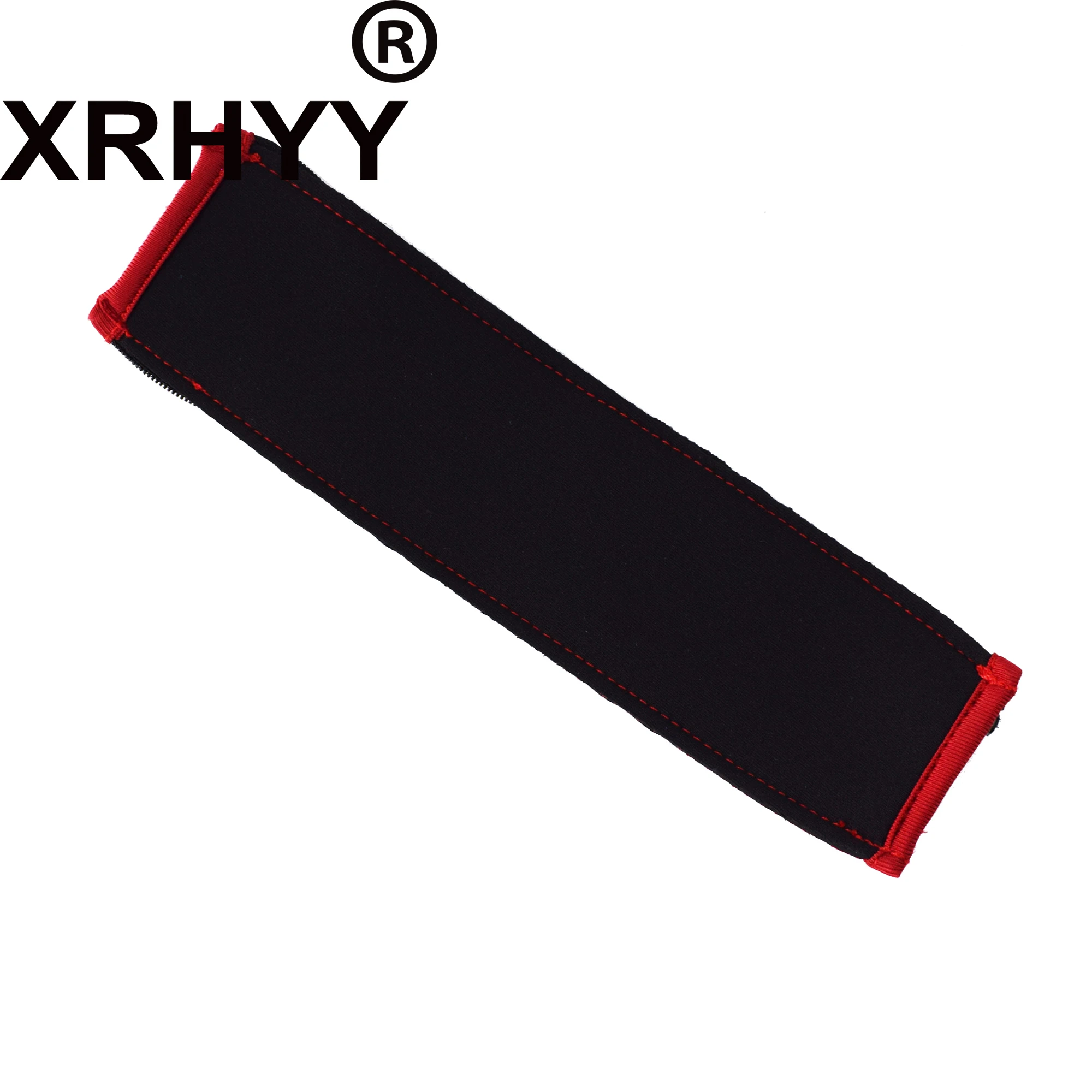 XRHYY Repacement Headband Cushion Stand Pads Cover Zipper Protector For Beats Solo 2 Solo 3 Wireless Bluetooth Headphones-Red