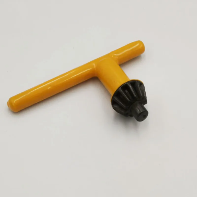 11 Teeth 22mm Gear Diameter 8mm Pilot Diameter T Shaped Spanner Drill Chuck Key Tool Yellow