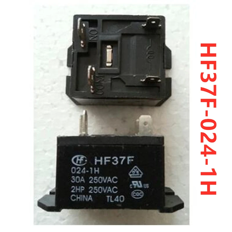 20pcs HF37F-024-1H 24VDC large 4-pin 30A