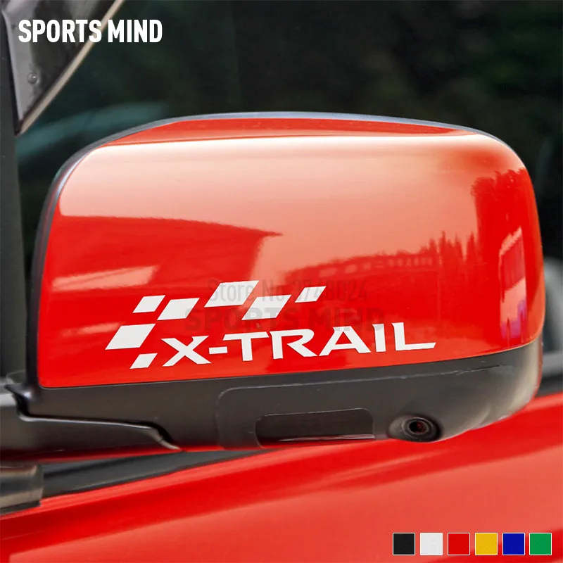 

1 Pair Car Styling For Nissan X-Trail T32 T31 T30 Xtrail Nismo Exterior Accessories JDM Rear view Mirror Car Stickers Decal