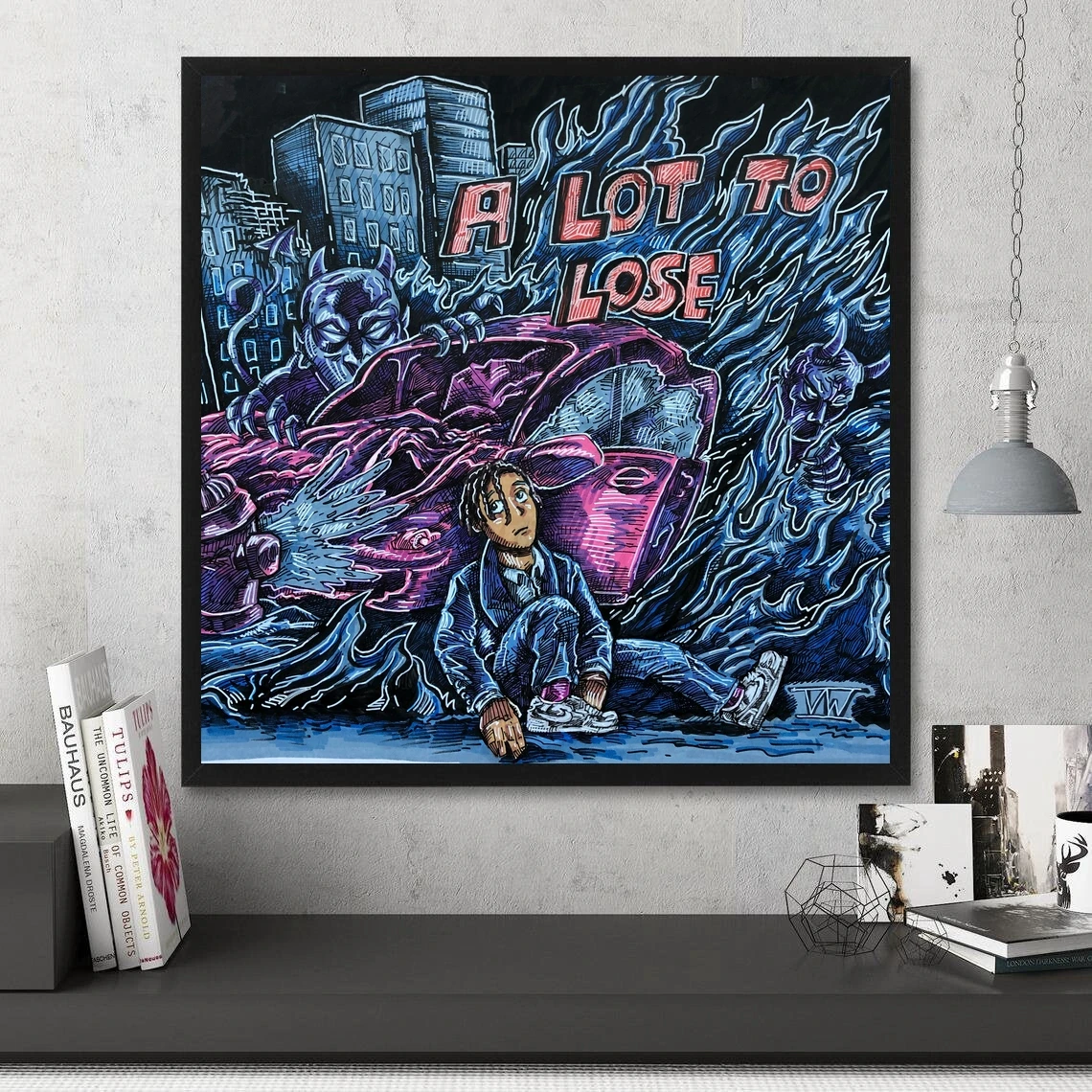 24kGoldn A Lot To Lose Music Album Poster Canvas Print Home Decoration Wall Painting ( No Frame )