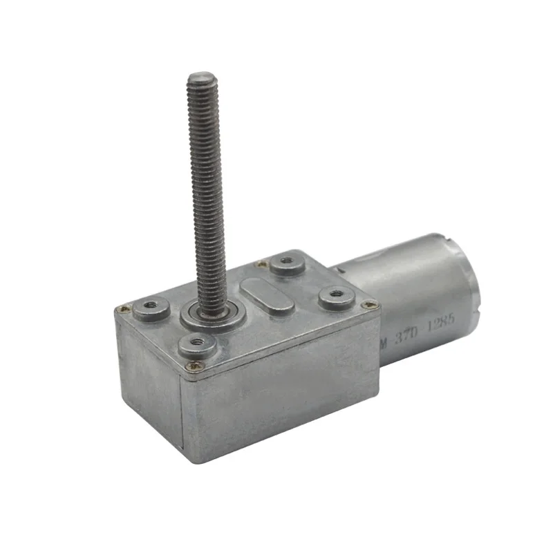 

High Torque Silent 6V 12V 24V DC Worm Geared Motor 6mm*150mm Lead Screw Shaft Self-lock Worm Gear Motor